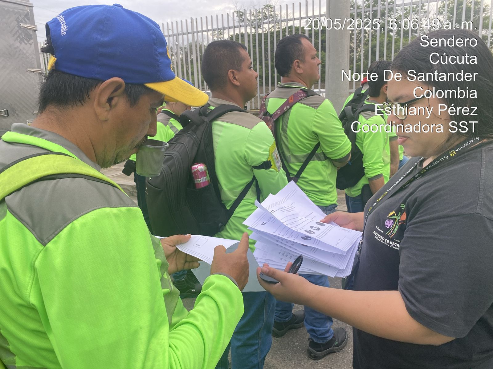 Evidencia de capacitación